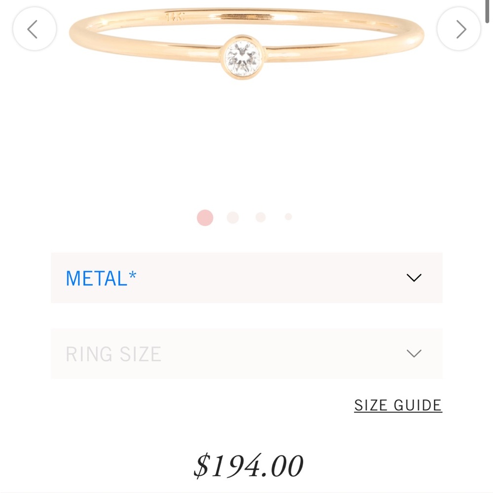 Catbird little lift diamond ring